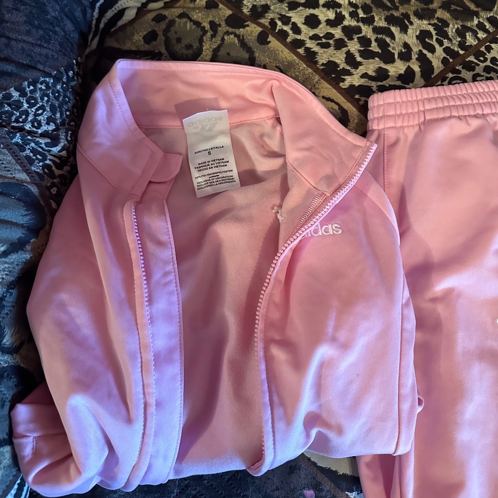 Girls Adidas jogging suit